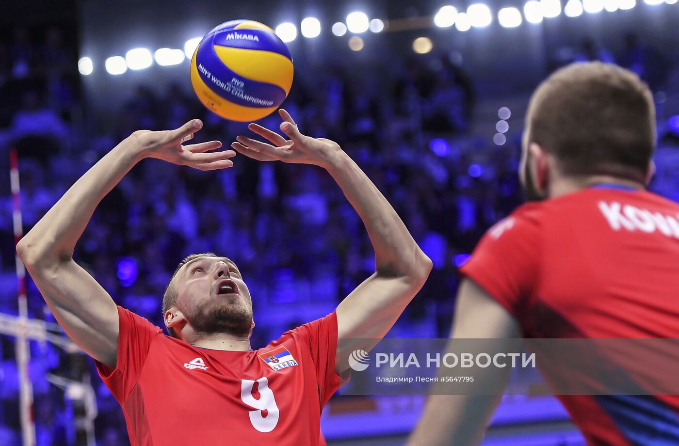 Волейбол. Чемпионат мира. Мужчины. Матч Италия - Сербия