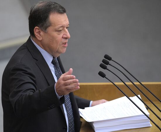 Пленарное заседание Госдумы РФ  