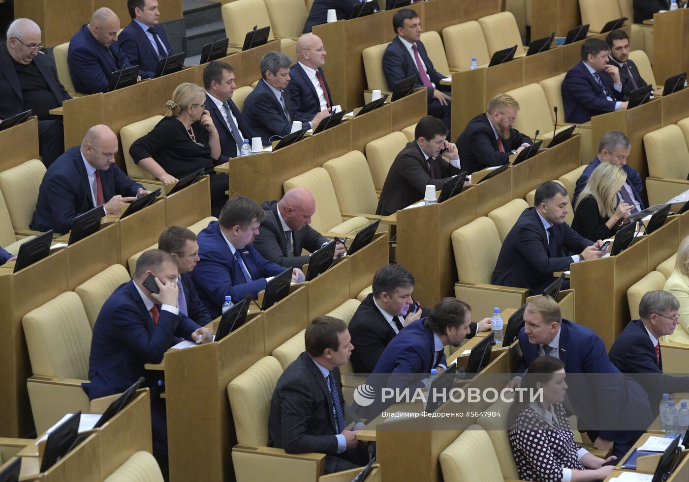 Пленарное заседание Госдумы РФ  