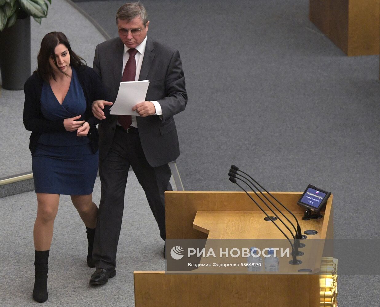 Пленарное заседание Госдумы РФ  