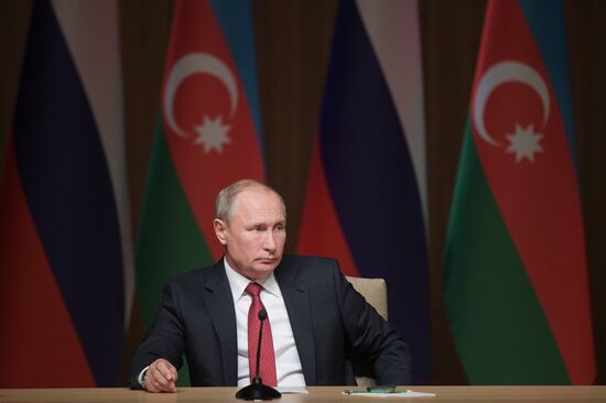Рабочий визит президента РФ В. Путина в Азербайджан