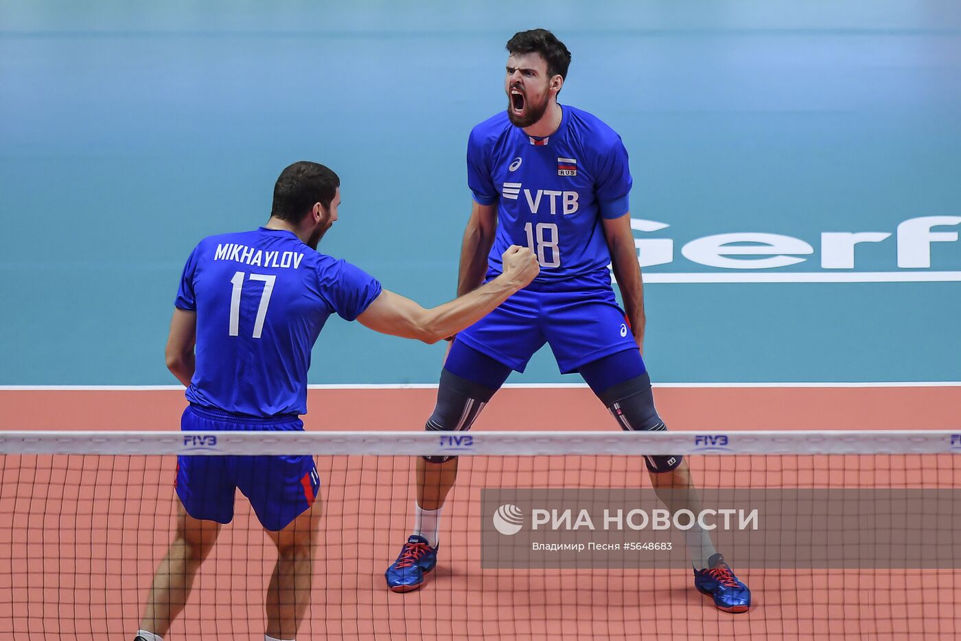 Волейбол. Чемпионат мира. Мужчины. Матч США - Россия