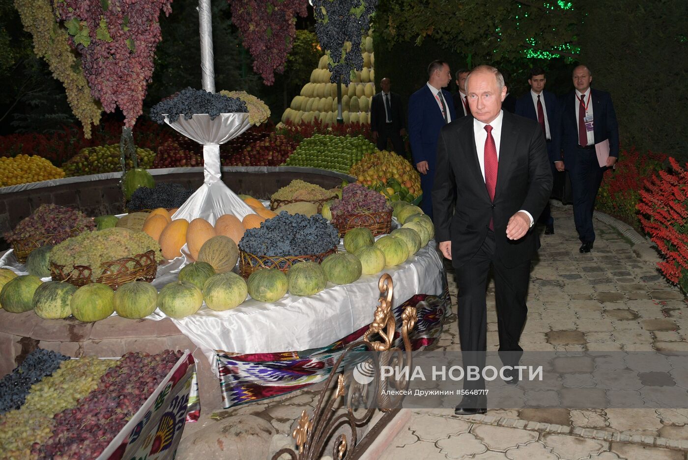 Рабочий визит президента РФ В. Путина в Таджикистан