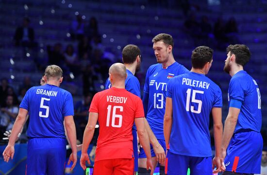 Волейбол. Чемпионат мира. Мужчины. Матч США - Россия