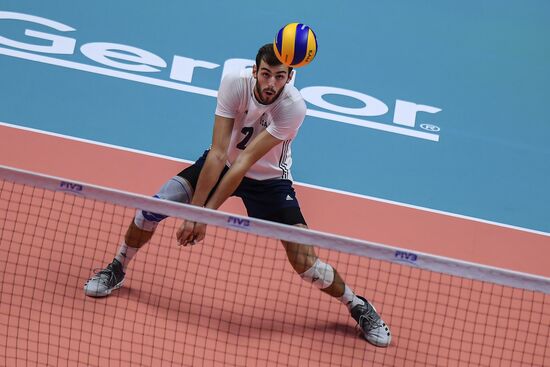 Волейбол. Чемпионат мира. Мужчины. Матч США - Россия