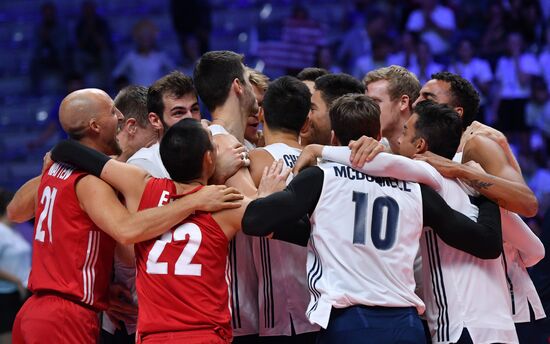 Волейбол. Чемпионат мира. Мужчины. Матч США - Россия