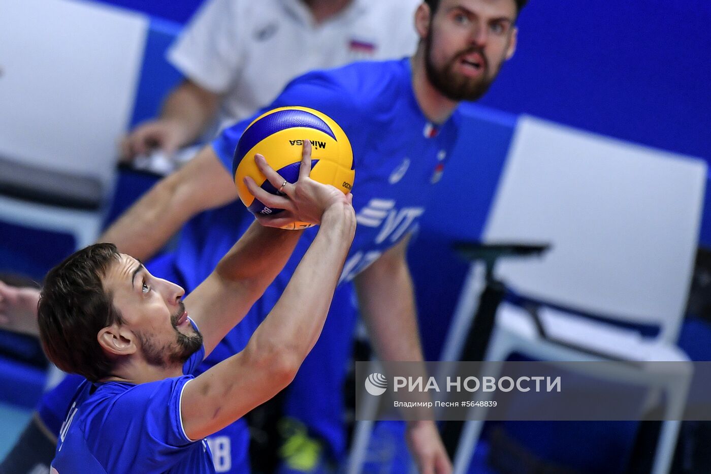 Волейбол. Чемпионат мира. Мужчины. Матч США - Россия