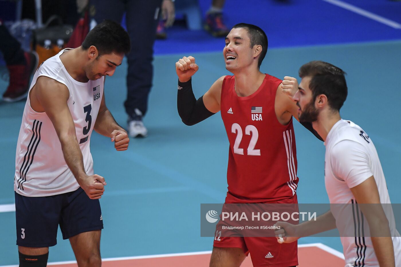 Волейбол. Чемпионат мира. Мужчины. Матч США - Россия