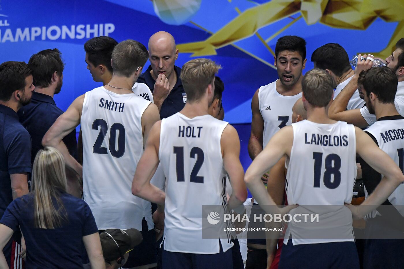Волейбол. Чемпионат мира. Мужчины. Матч США - Россия