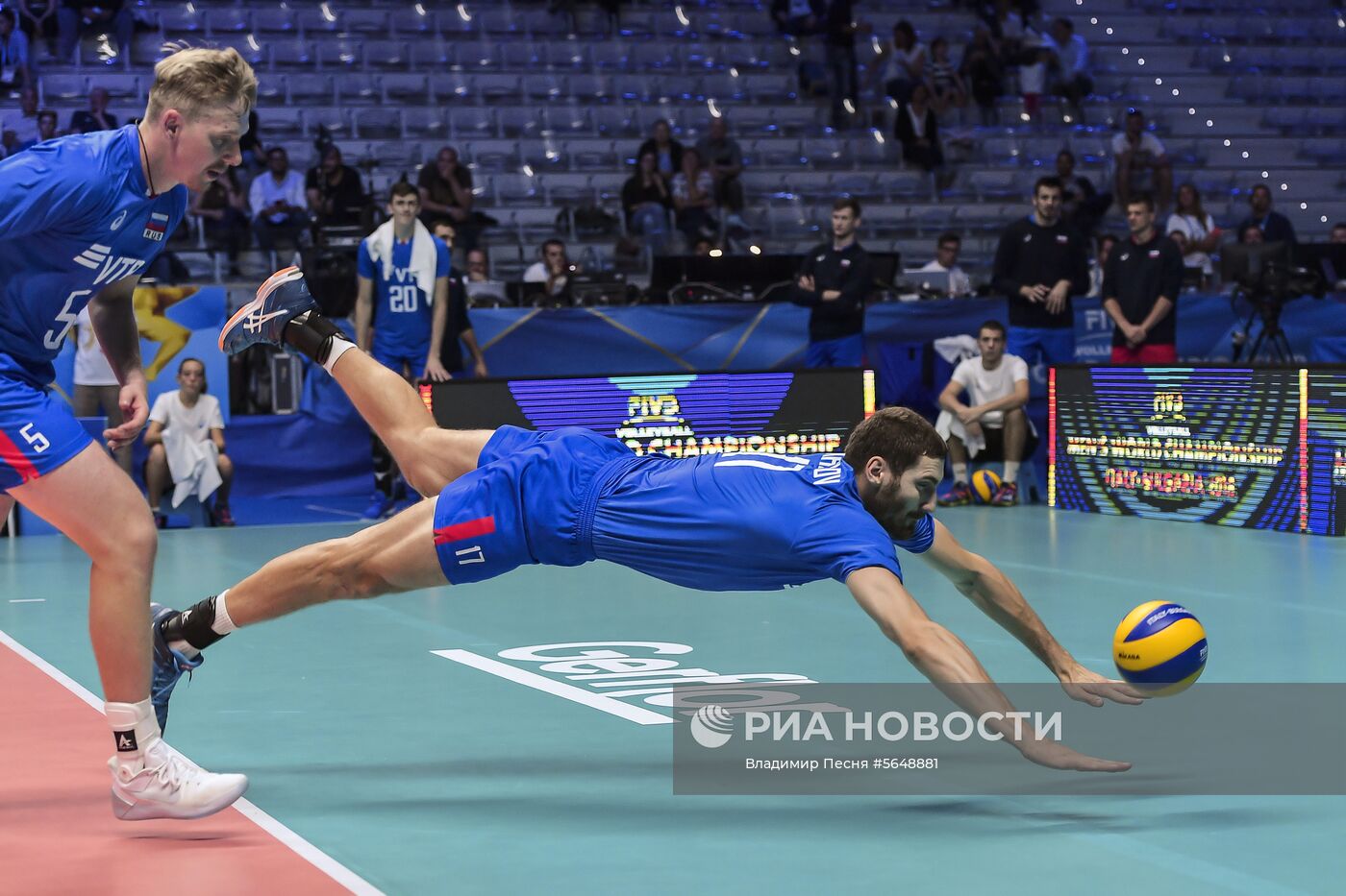 Волейбол. Чемпионат мира. Мужчины. Матч США - Россия