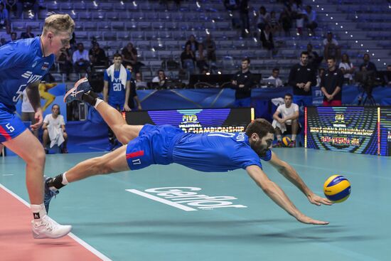 Волейбол. Чемпионат мира. Мужчины. Матч США - Россия