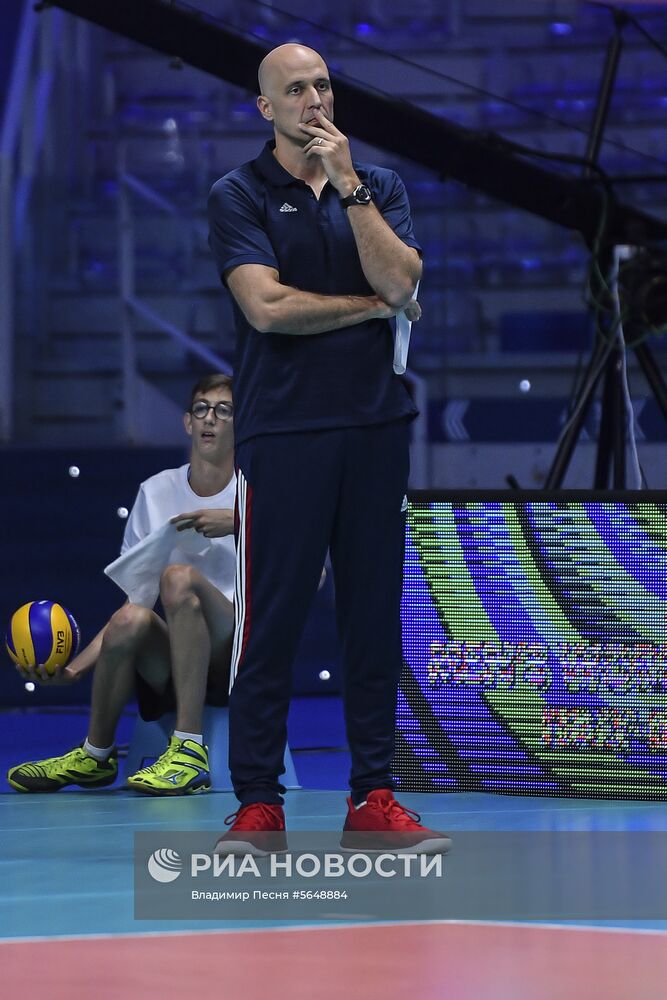 Волейбол. Чемпионат мира. Мужчины. Матч США - Россия