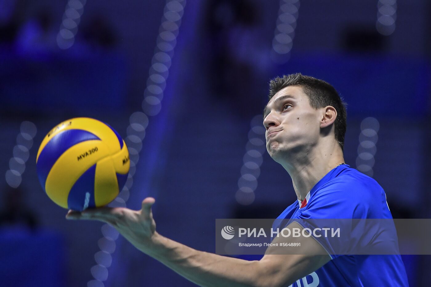 Волейбол. Чемпионат мира. Мужчины. Матч США - Россия
