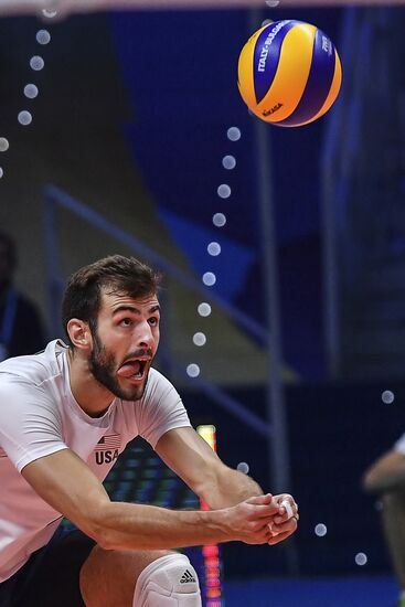 Волейбол. Чемпионат мира. Мужчины. Матч США - Россия