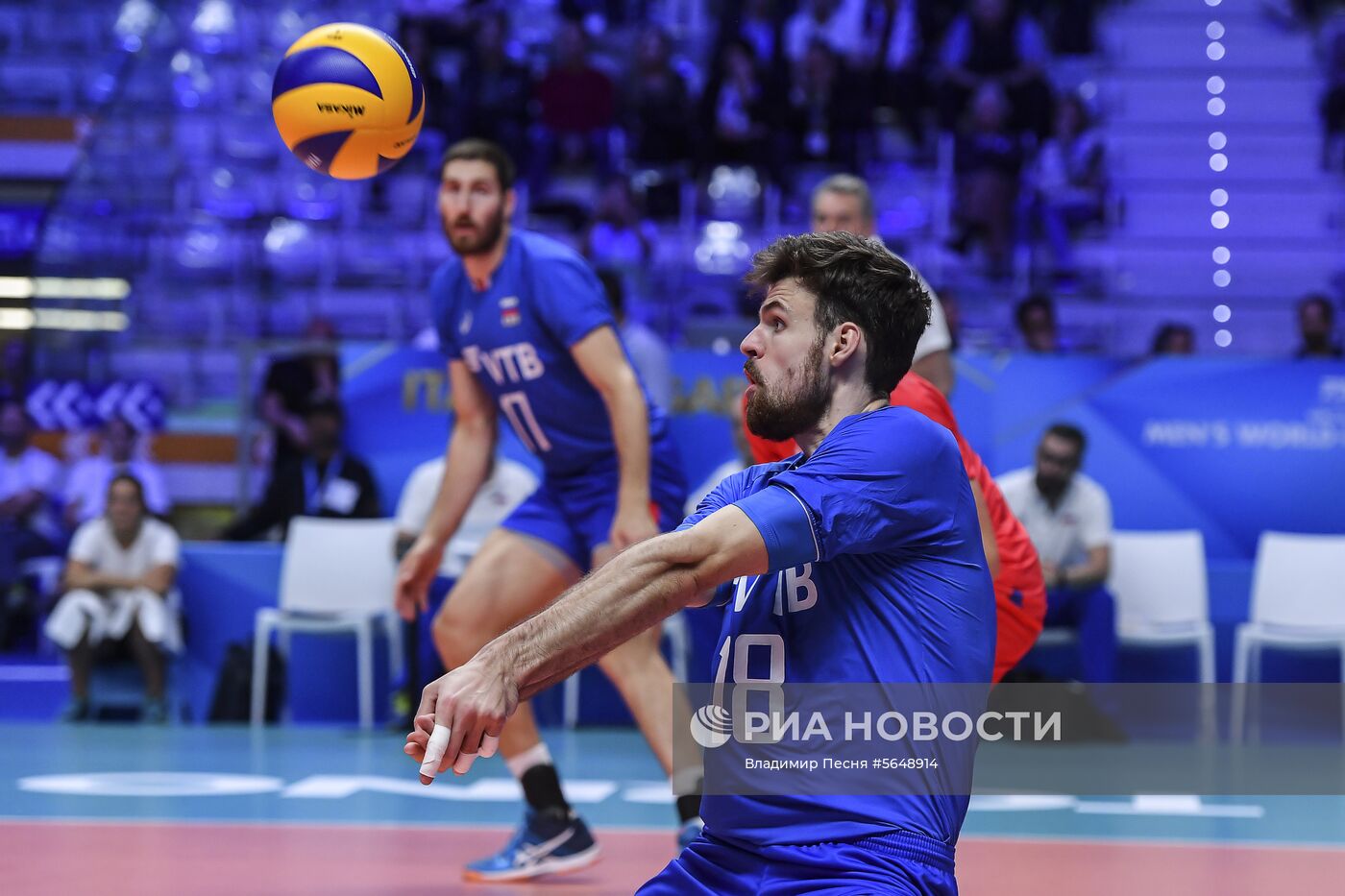 Волейбол. Чемпионат мира. Мужчины. Матч США - Россия