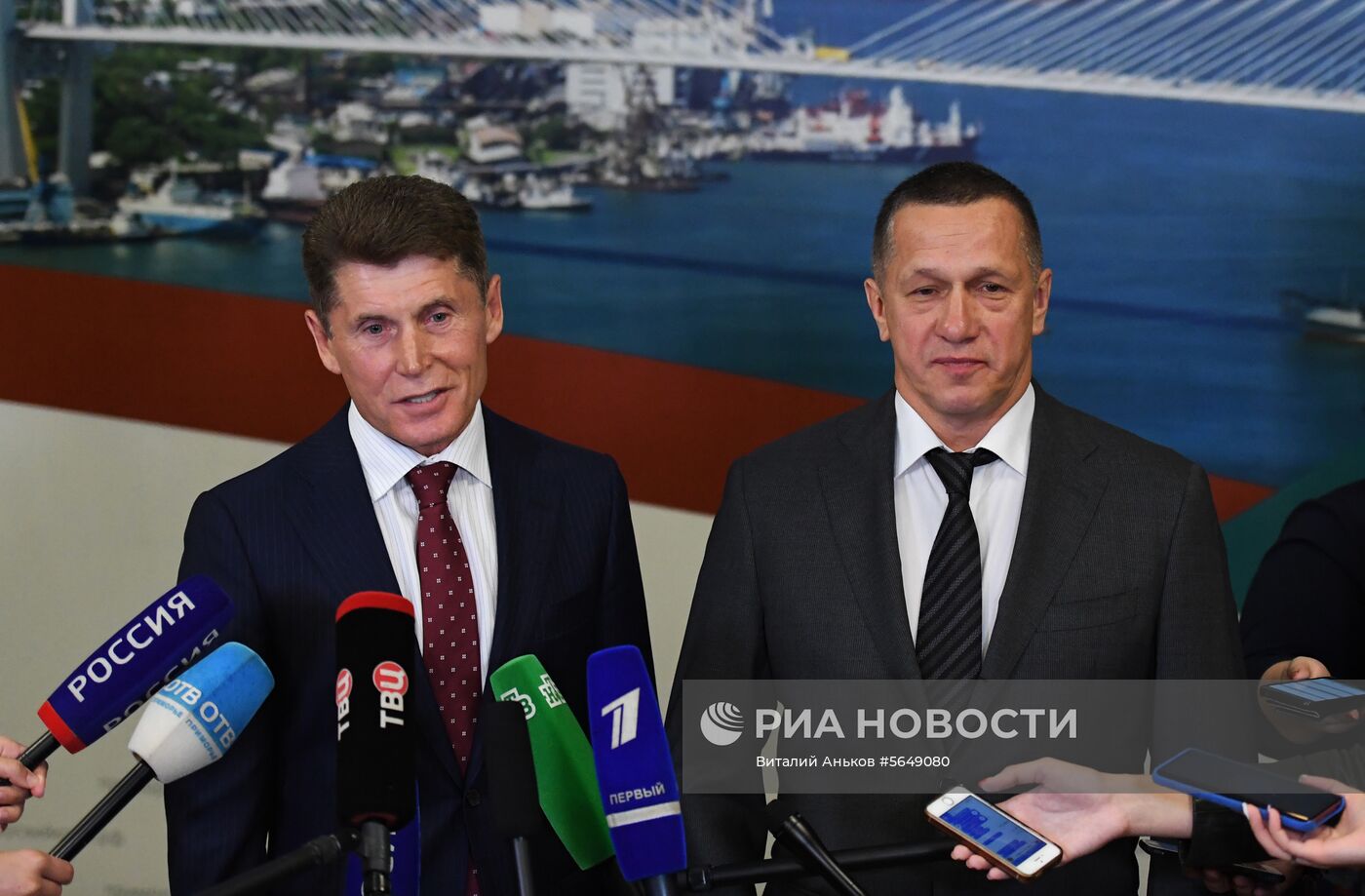 Представление нового врио губернатора Приморья О. Кожемяко