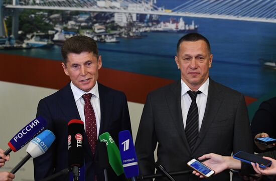 Представление нового врио губернатора Приморья О. Кожемяко