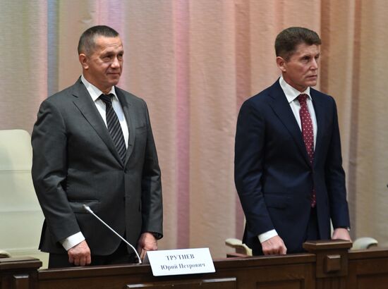 Представление нового врио губернатора Приморья О. Кожемяко