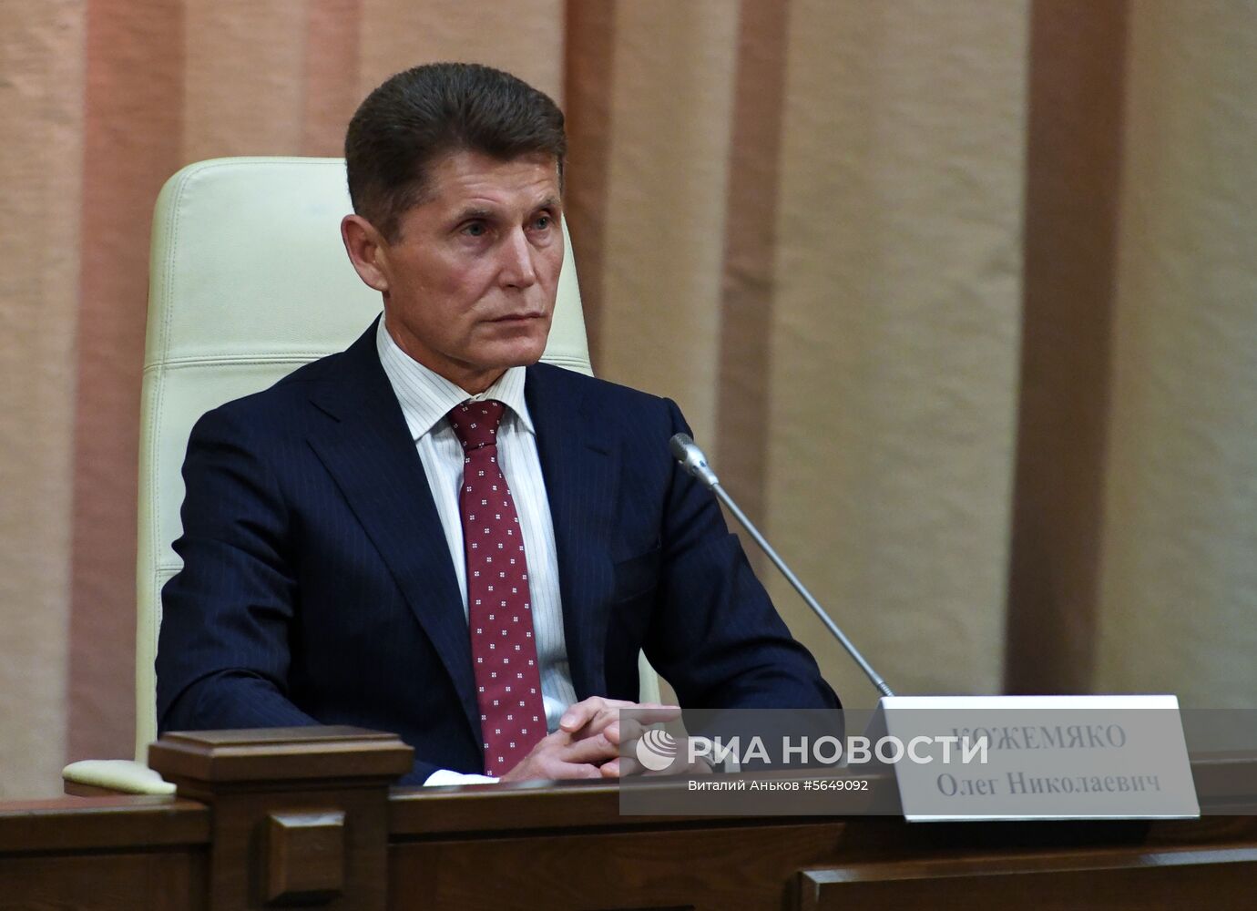 Представление нового врио губернатора Приморья О. Кожемяко