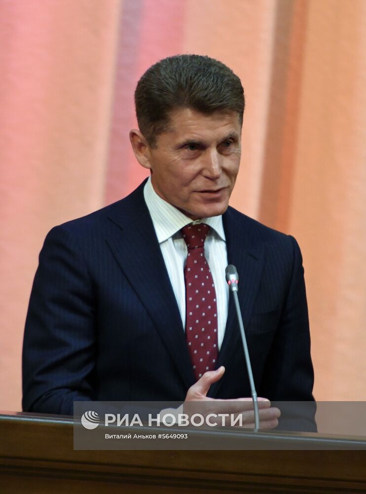 Представление нового врио губернатора Приморья О. Кожемяко