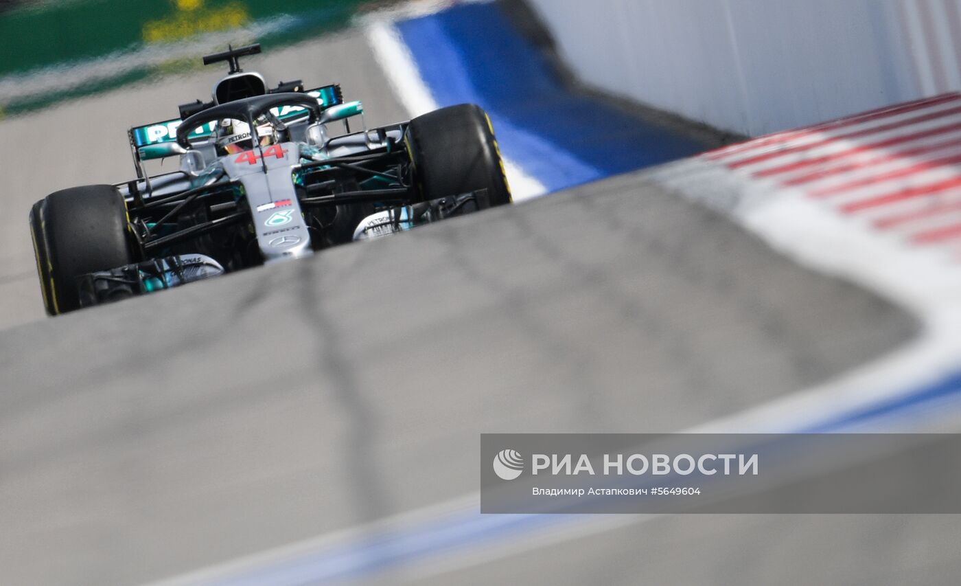 Автоспорт. Формула-1. Гран-при России. Свободные заезды. Первая сессия