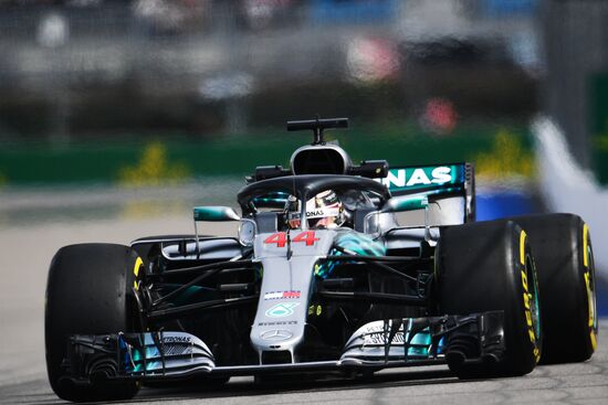 Автоспорт. Формула-1. Гран-при России. Свободные заезды. Первая сессия