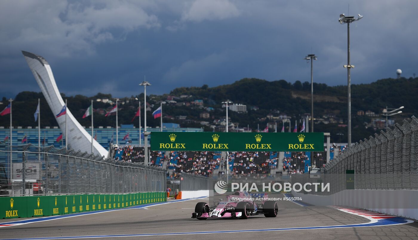 Автоспорт. Формула-1. Гран-при России. Свободные заезды. Первая сессия