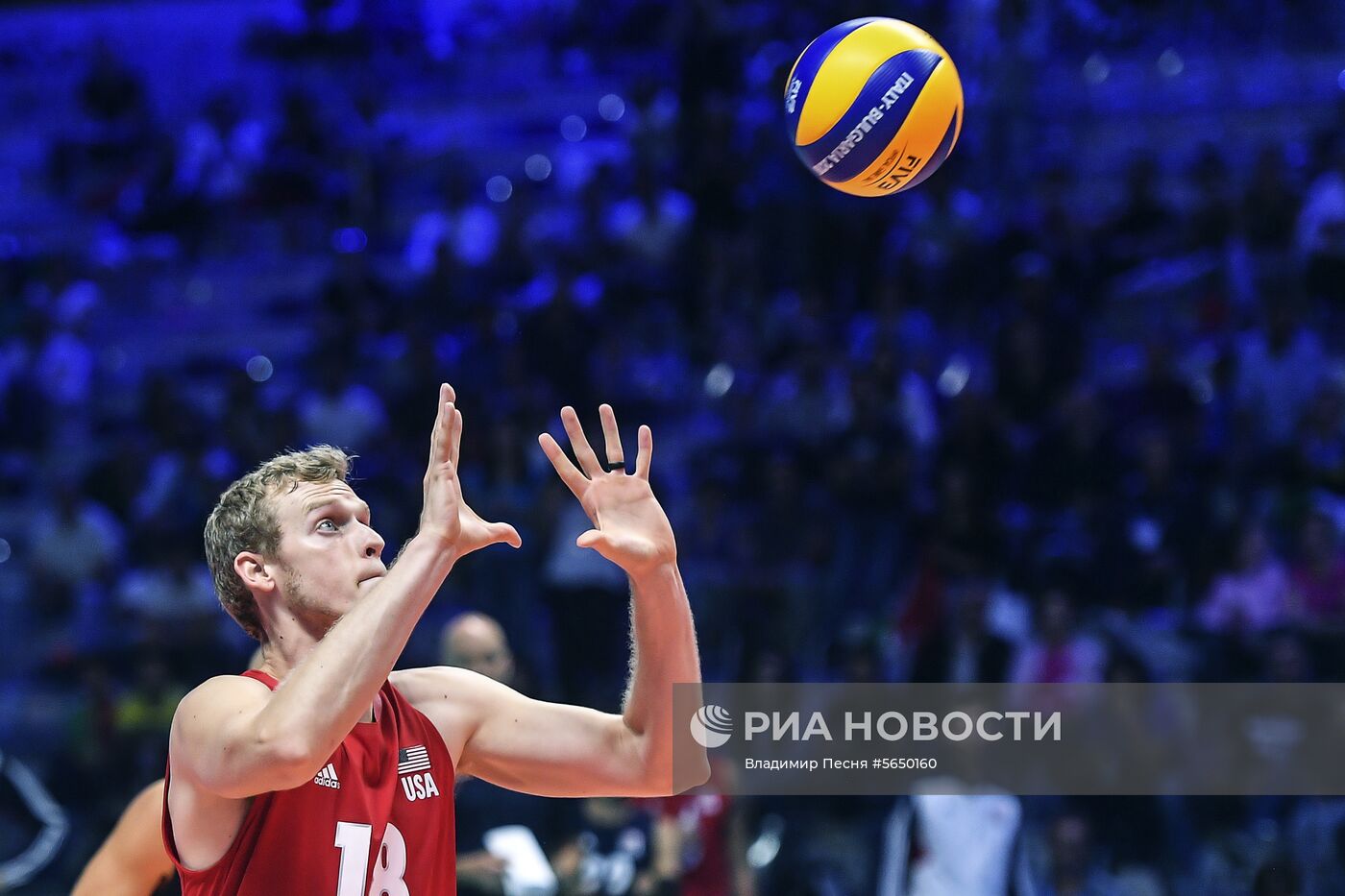 Волейбол. Чемпионат мира. Мужчины. Матч Бразилия - США