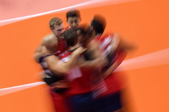 Волейбол. Чемпионат мира. Мужчины. Матч Бразилия - США