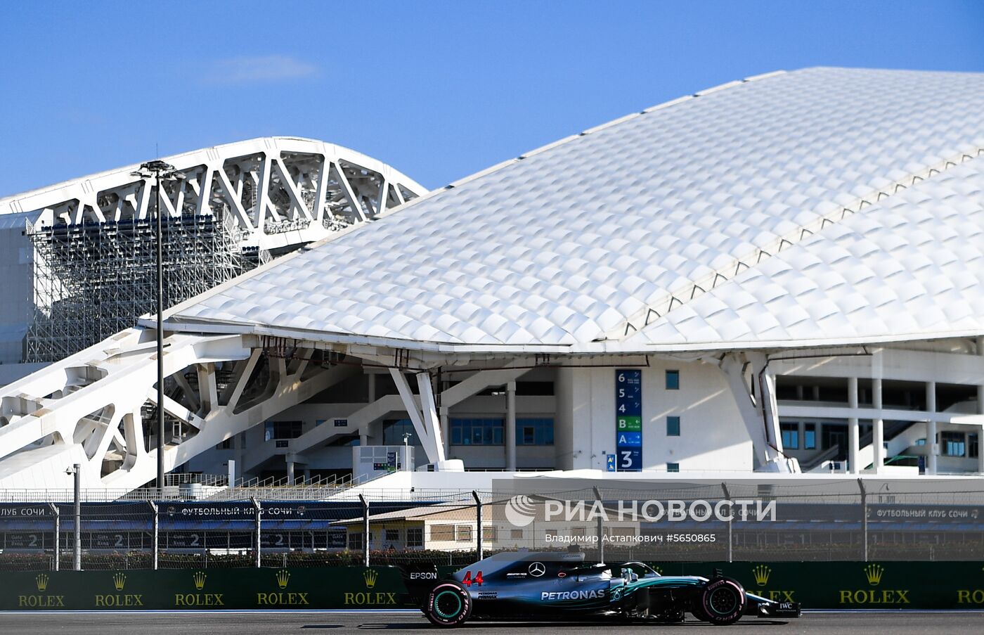 Автоспорт. Формула-1. Гран-при России. Квалификация