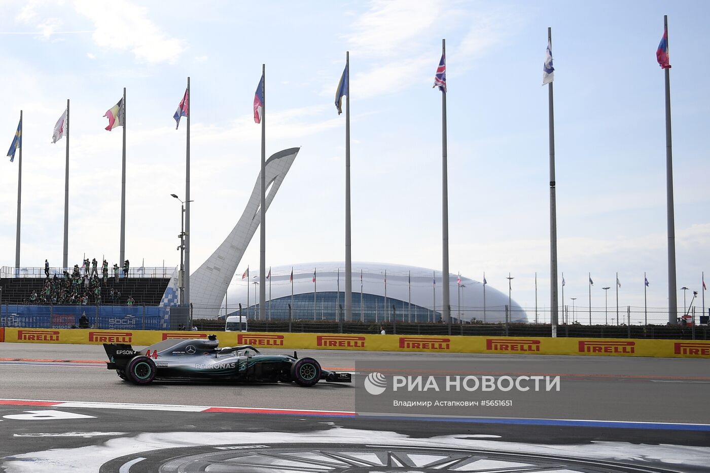 Автоспорт. Формула-1. Гран-при России. Гонка
