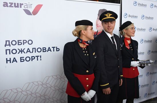 Начало полетов авиакомпании AZUR air  из аэропорта "Внуково"