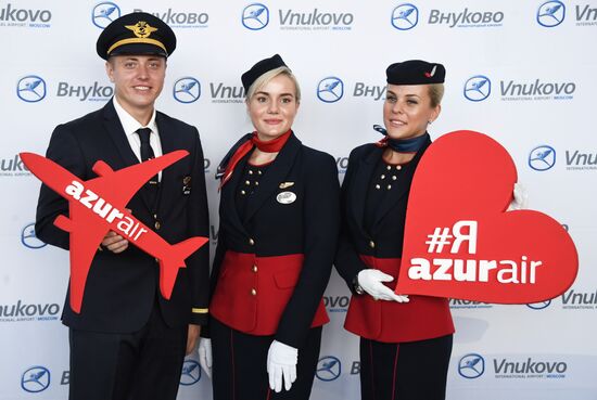 Начало полетов авиакомпании AZUR air  из аэропорта "Внуково"