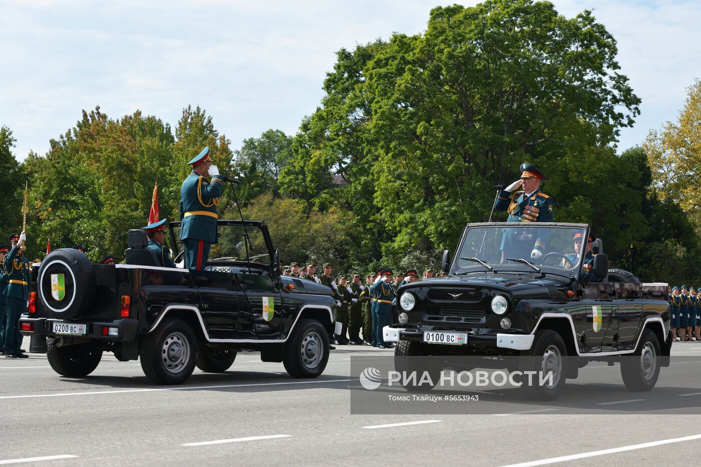 Парад в честь Дня независимости Абхазии
