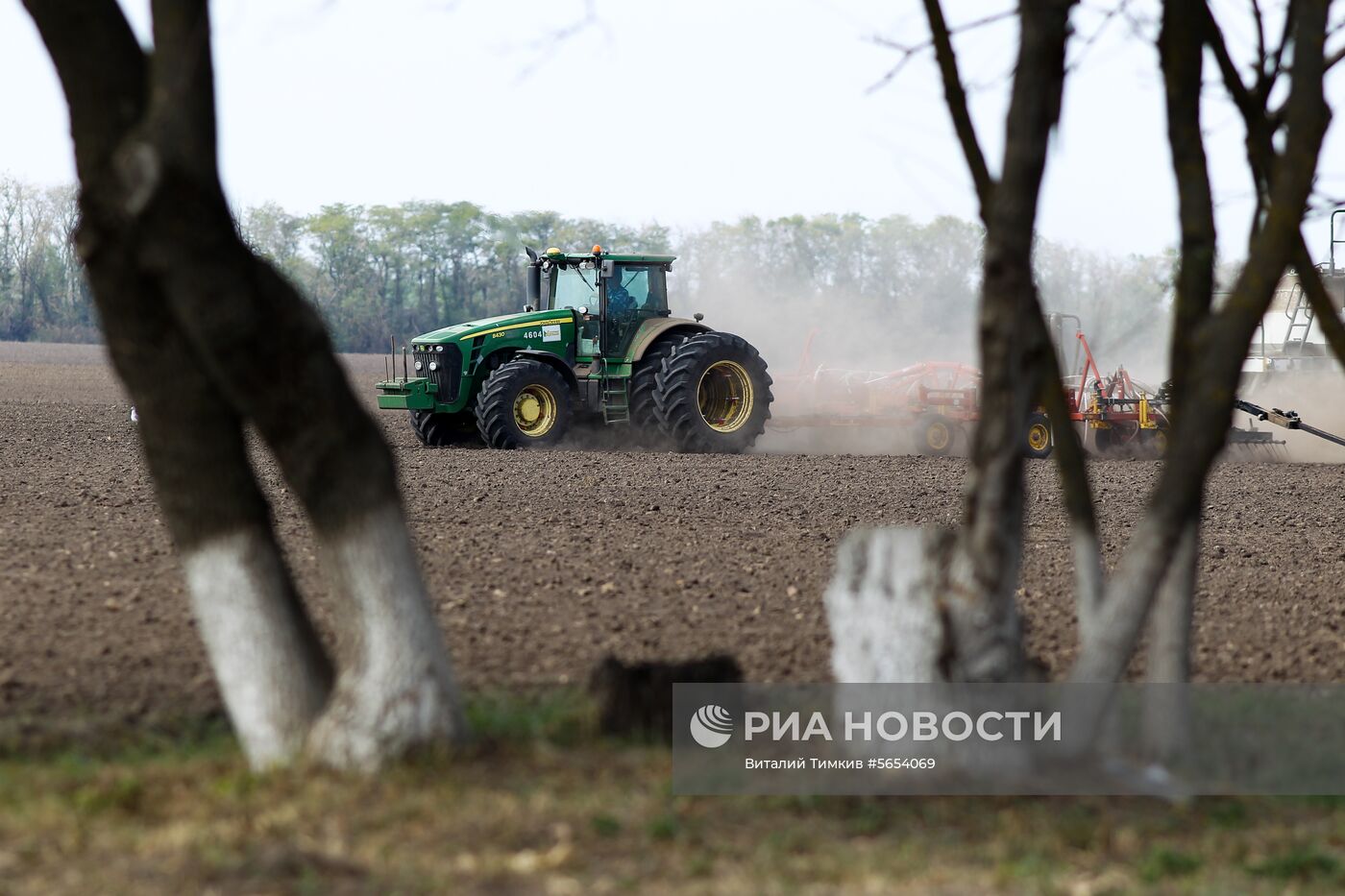 Сев озимых зерновых в Краснодарском крае