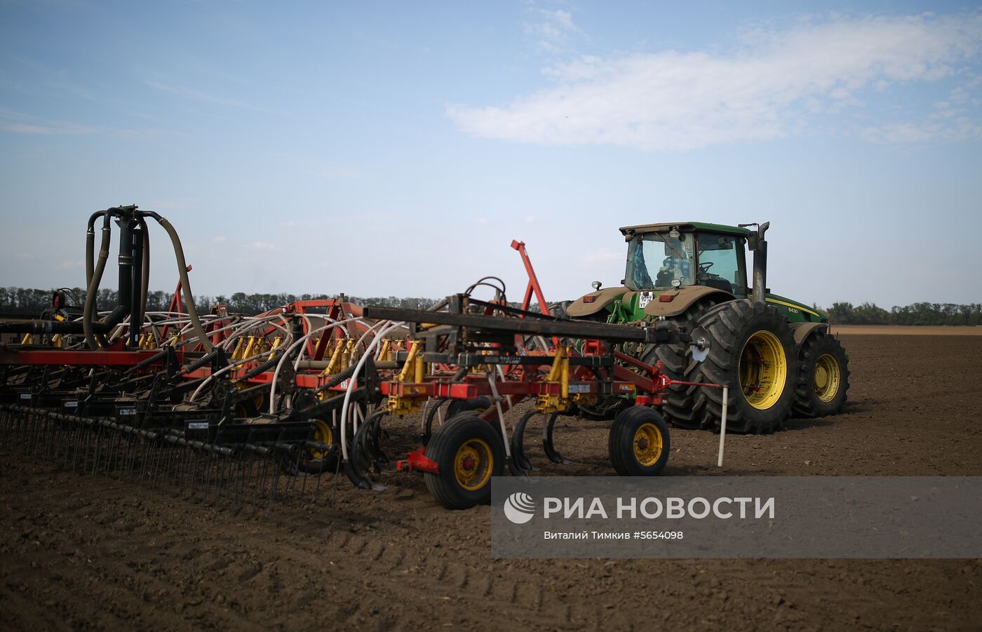 Сев озимых зерновых в Краснодарском крае