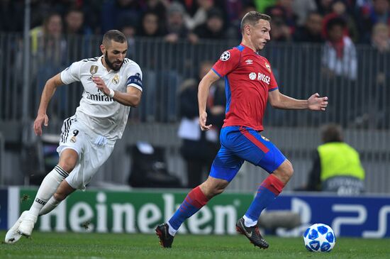 Футбол. Лига чемпионов. Матч ЦСКА - "Реал Мадрид"