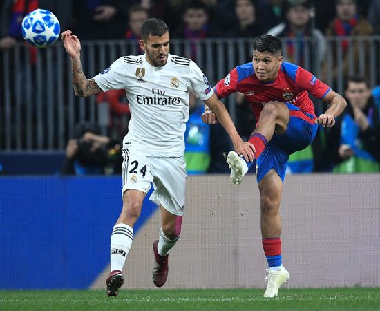 Футбол. Лига чемпионов. Матч ЦСКА - "Реал Мадрид"