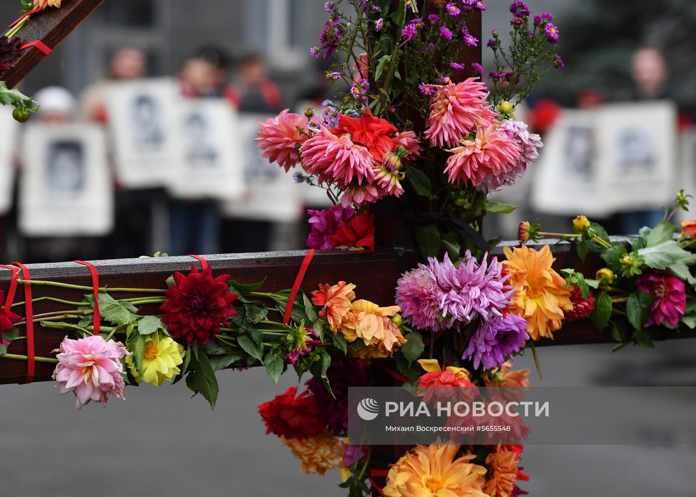 Митинг в память о трагических событиях в Москве в октябре 1993 г.