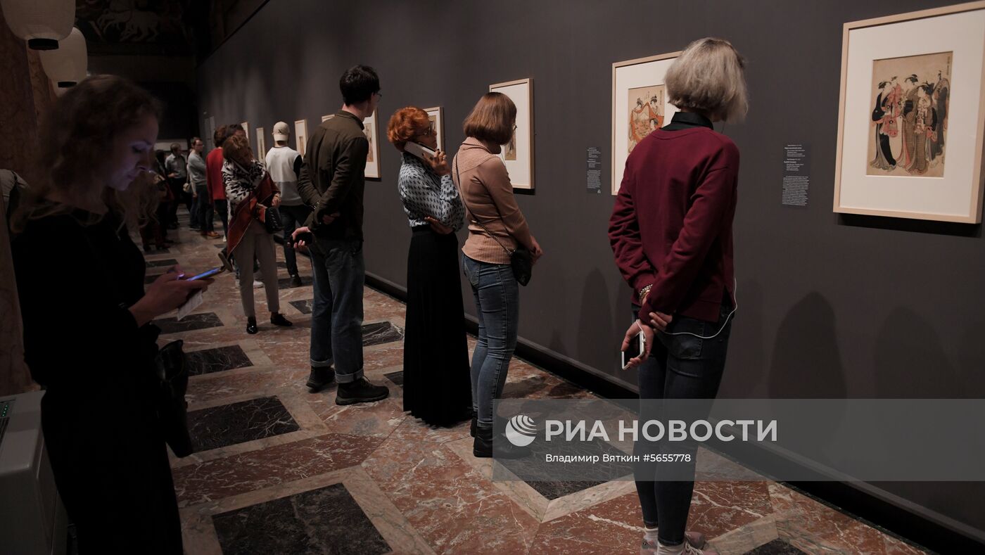 Выставка "Шедевры живописи и гравюры эпохи Эдо"