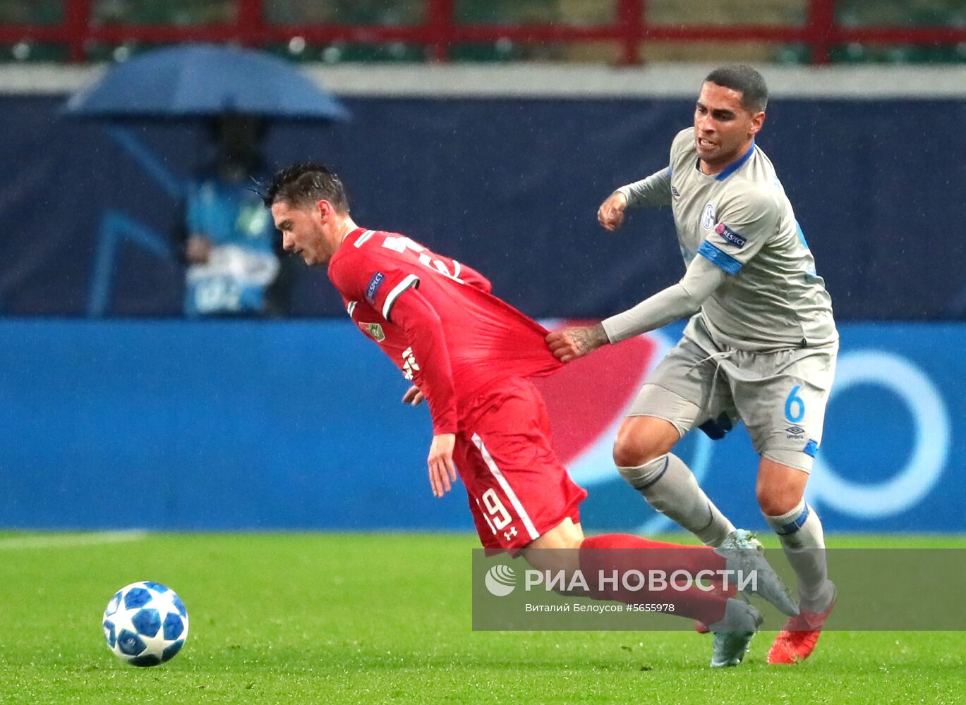 Футбол. Лига чемпионов. Матч "Локомотив" - "Шальке"