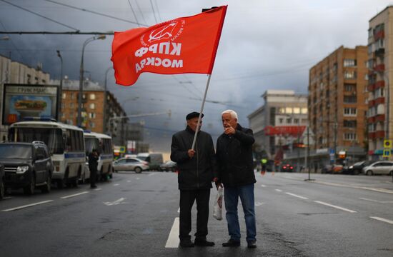 Акции в память о трагических событиях в Москве в октябре 1993 г.