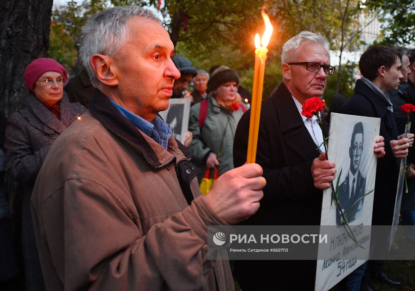 Акции в память о трагических событиях в Москве в октябре 1993 г.