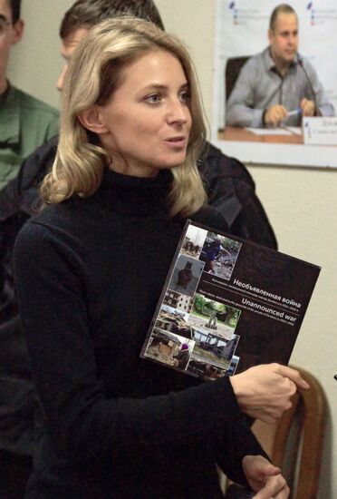 Н. Поклонская приняла участие в съёмках художественного фильма в Луганске