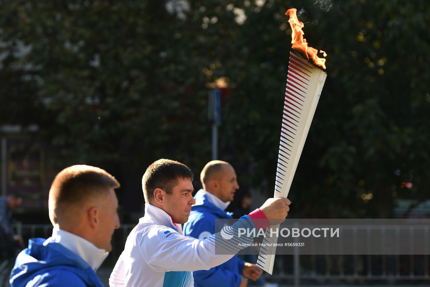 Эстафета огня XXIX Всемирной зимней универсиады в Крыму