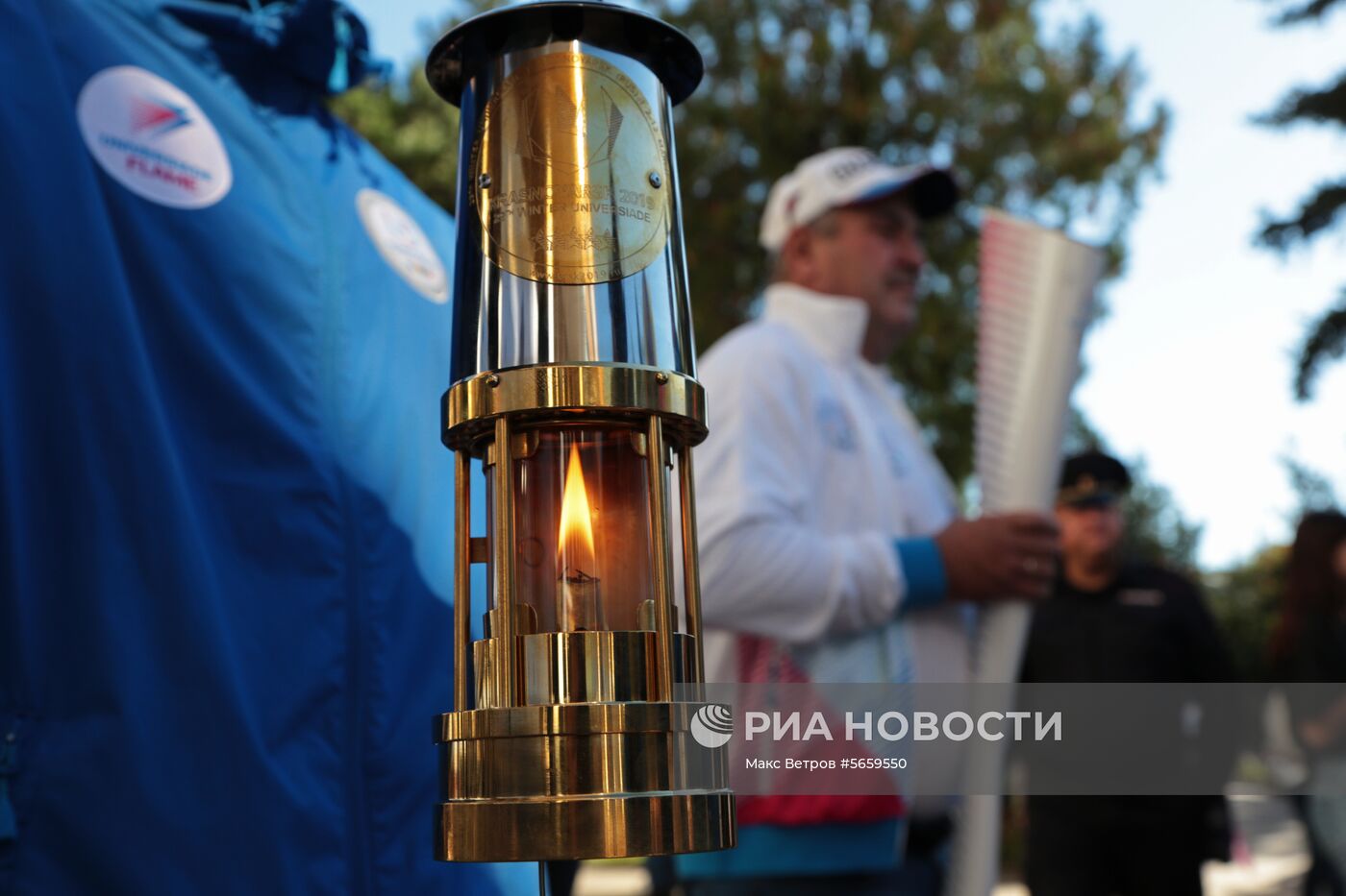 Эстафета огня XXIX Всемирной зимней универсиады в Крыму
