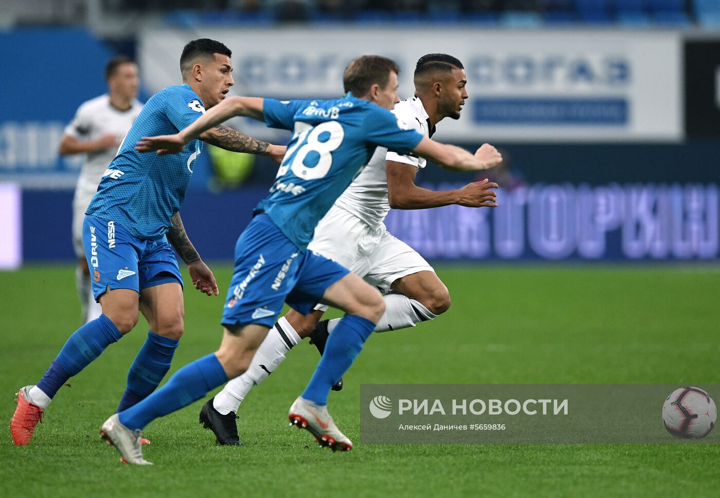 Футбол. РПЛ. Матч "Зенит" - "Краснодар"