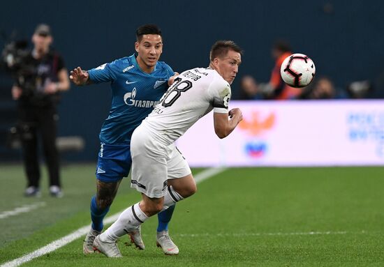 Футбол. РПЛ. Матч "Зенит" - "Краснодар"