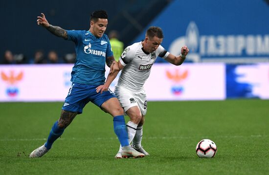 Футбол. РПЛ. Матч "Зенит" - "Краснодар"