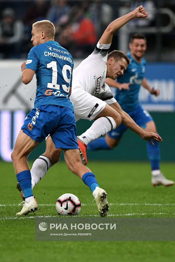 Футбол. РПЛ. Матч "Зенит" - "Краснодар"